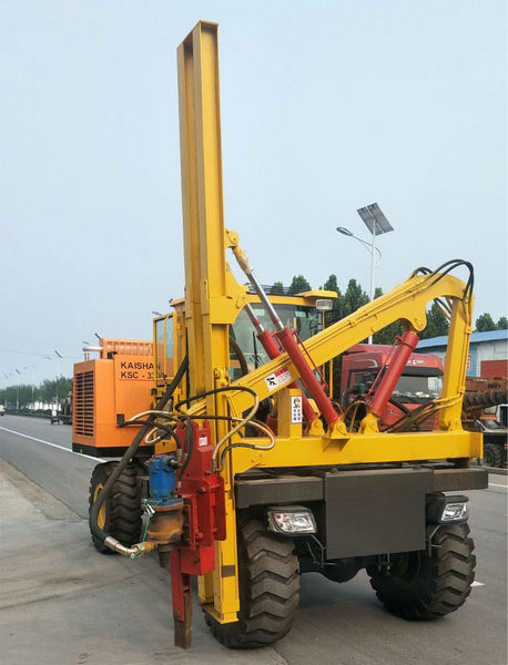 公路護(hù)欄打樁機(jī)結(jié)構(gòu)性能